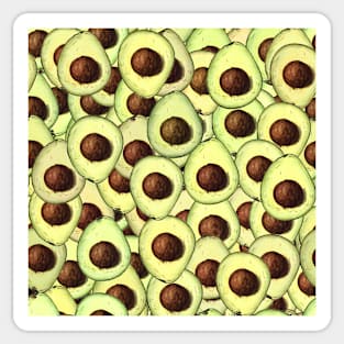 Avocado Repeat Sticker